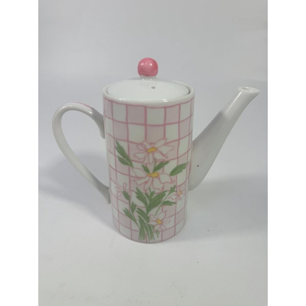 Mini Tea Pot Franci Villa Vanilla Daisies Taste Setter Vintage Palm Beach Regenc - Picture 6 of 13
